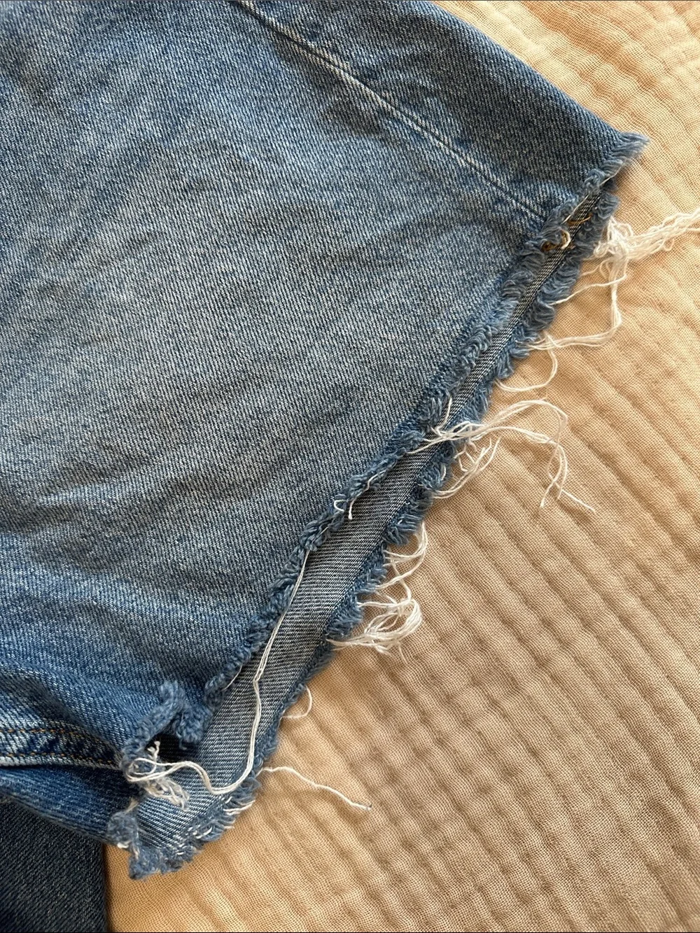 Zara Blue Denim Jean Shorts